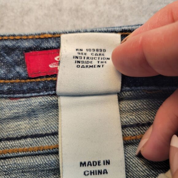 Seven 7 Brand Women's Size 34 Flare Jeans Blue Older Logo Cowgirl Country Glam - Picture 3 of 14